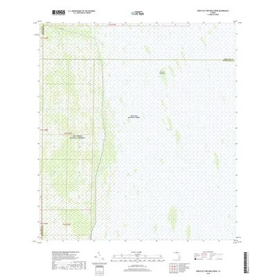 2018 Map of North of Fortymile Bend, 2018 Print