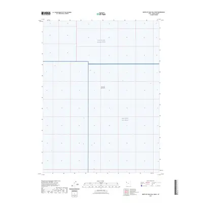 2023 Map of North of Gold Hill Wash, 2023 Print