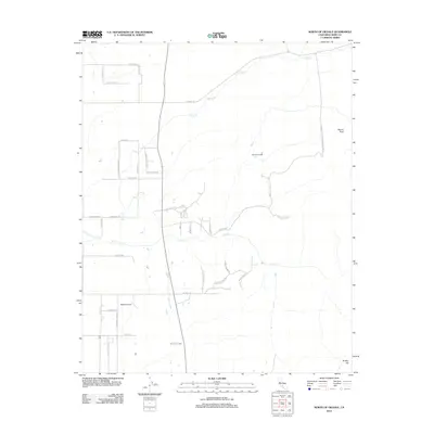 2012 Map of North of Oildale, 2012 Print