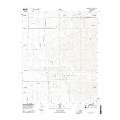 2015 Map of North of Oildale, 2015 Print