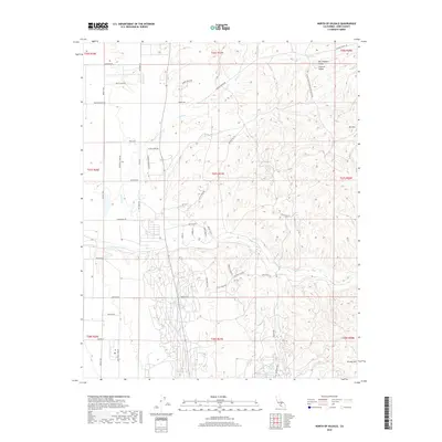 2018 Map of North of Oildale, 2018 Print