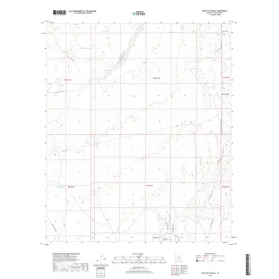 2018 Map of North of Oracle, 2018 Print