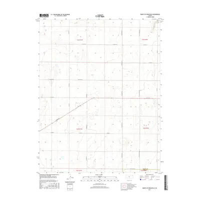2015 Map of North of Pierceville, 2015 Print