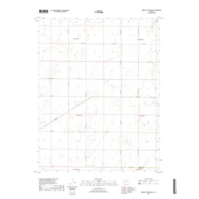 2018 Map of North of Pierceville, 2018 Print