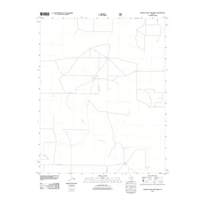 2011 Map of North of Red Cow Draw, 2011 Print