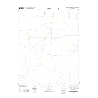 2012 Map of North of Red Cow Draw, 2012 Print