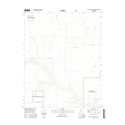 2016 Map of North of Red Cow Draw, 2016 Print