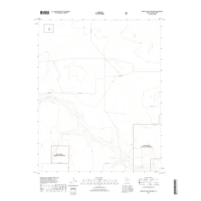 2019 Map of North of Red Cow Draw, 2019 Print