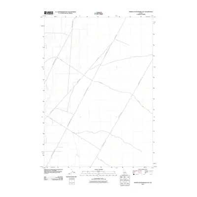 2010 Map of North of Ryegrass Flat, 2010 Print