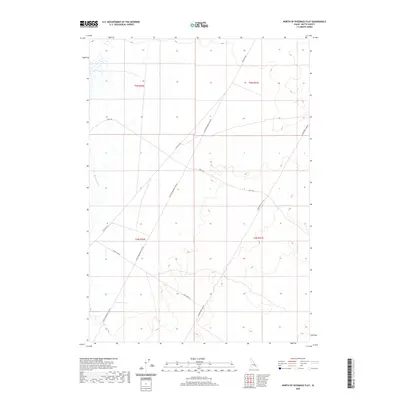 2020 Map of North of Ryegrass Flat, 2020 Print