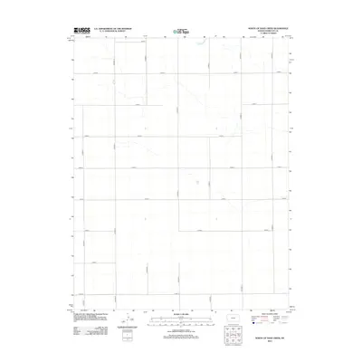 2012 Map of North of Sand Creek, 2012 Print
