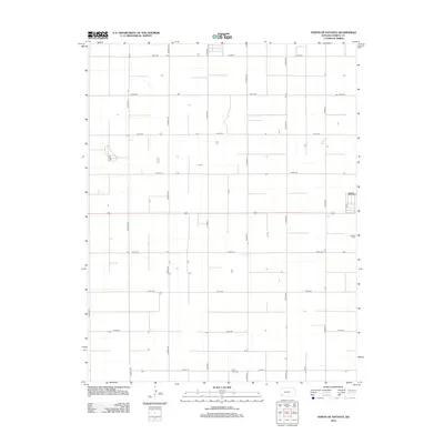 2012 Map of North of Satanta, 2012 Print