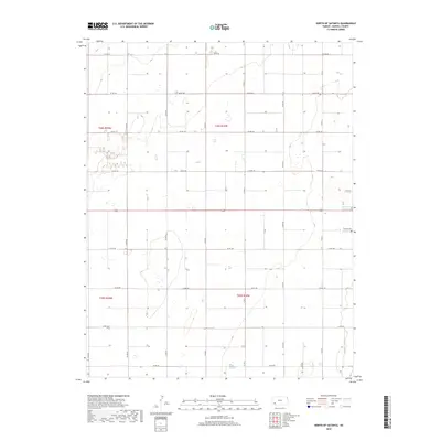 2018 Map of North of Satanta, 2018 Print