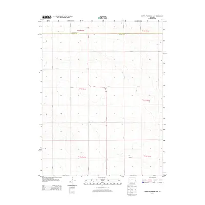 2013 Map of North of Sheridan Lake, 2013 Print