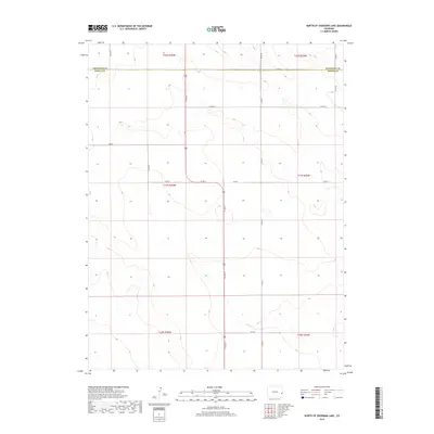 2019 Map of North of Sheridan Lake, 2019 Print