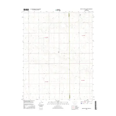 2015 Map of North of Shirley Creek, 2015 Print