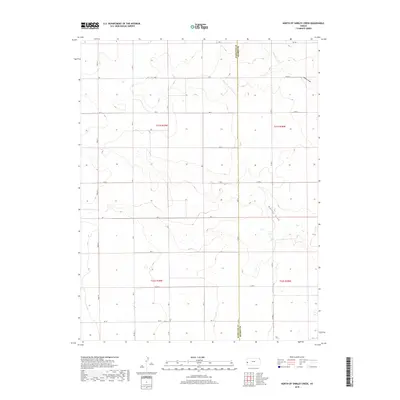 2018 Map of North of Shirley Creek, 2018 Print