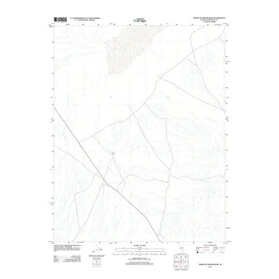 2011 Map of North of Silver Peak, 2011 Print