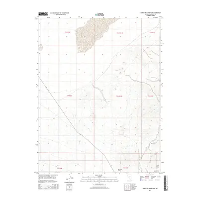 2015 Map of North of Silver Peak, 2015 Print