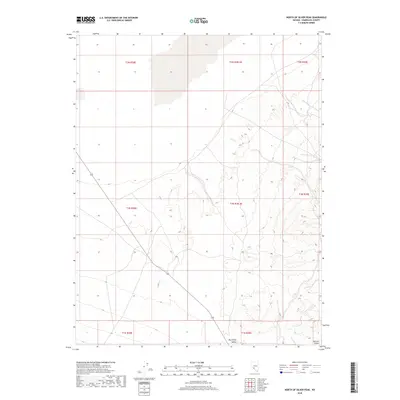 2018 Map of North of Silver Peak, 2018 Print