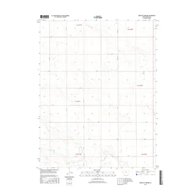 2015 Map of North of Tribune, 2015 Print