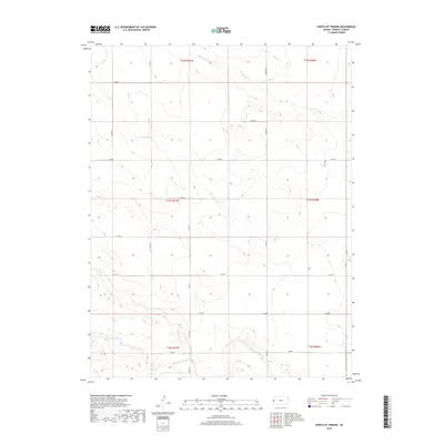 2018 Map of North of Tribune, 2018 Print