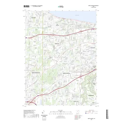 2023 Map of North Olmsted, 2023 Print
