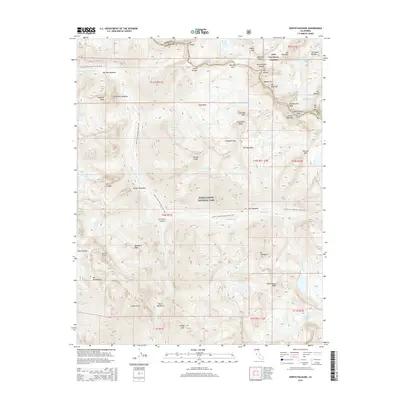2015 Map of North Palisade, 2015 Print