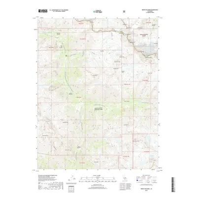 2018 Map of North Palisade, 2018 Print