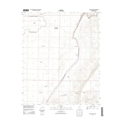 2013 Map of North Pasture, 2013 Print