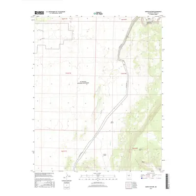 2017 Map of North Pasture, 2017 Print