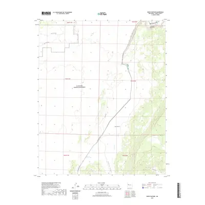 2020 Map of North Pasture, 2020 Print