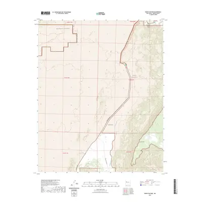 2023 Map of North Pasture, 2023 Print