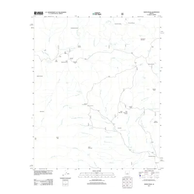 2011 Map of North Peak, 2011 Print