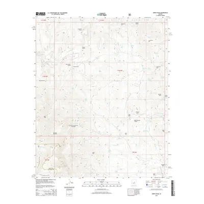 2014 Map of North Peak, 2014 Print