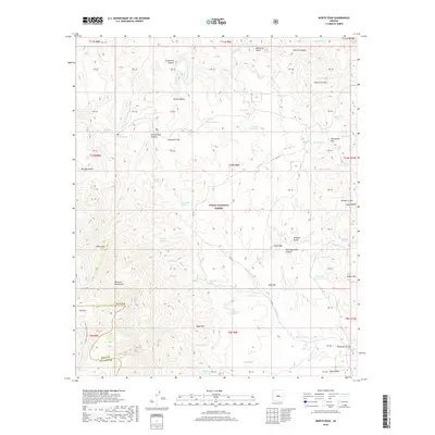 2018 Map of North Peak, 2018 Print