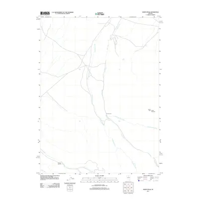 2011 Map of North Peak, 2011 Print