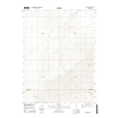2014 Map of North Peak, 2014 Print