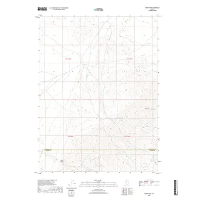 2018 Map of North Peak, 2018 Print