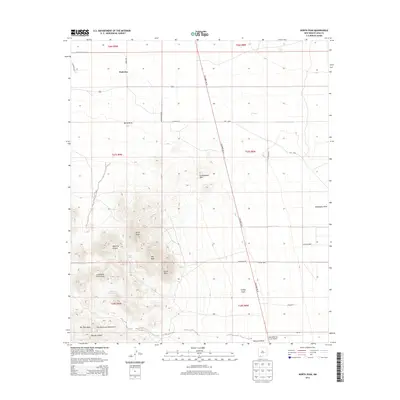 2013 Map of North Peak, 2013 Print