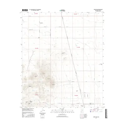 2017 Map of North Peak, 2017 Print