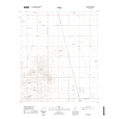 2020 Map of North Peak, 2020 Print