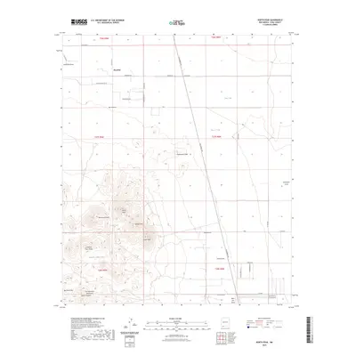 2023 Map of North Peak, 2023 Print