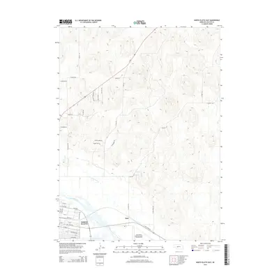 2014 Map of North Platte East, 2014 Print