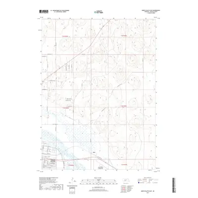 2017 Map of North Platte East, 2017 Print