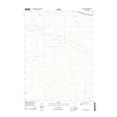 2014 Map of North Platte SW, 2014 Print