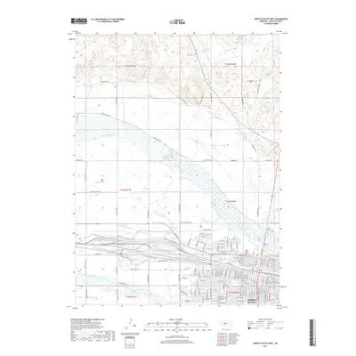 2017 Map of North Platte West, 2017 Print