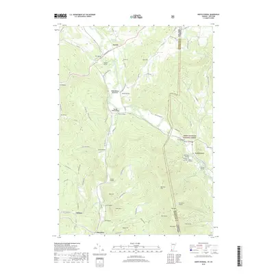 2018 Map of North Pownal, 2018 Print