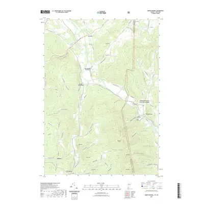 2021 Map of North Pownal, 2021 Print