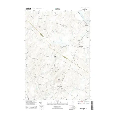 2014 Map of North Pownal, 2014 Print